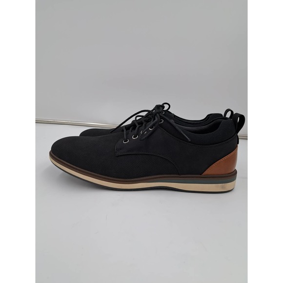 Bruno Marc Black  Mens lace up loafers 7 main image 8